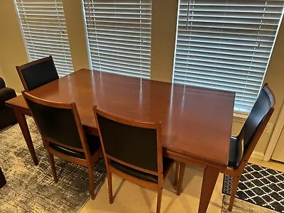 Danish Mid Century Teak J.L. Mollers Dining Set And 4 Chairs • $2500