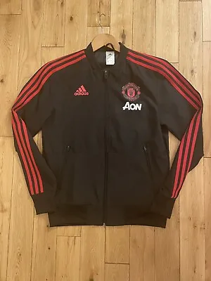 Manchester United 2018/19 Official Adidas Presentation Jacket - Size Small Mens • £25