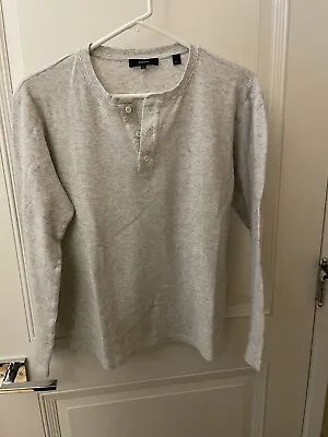 Vince Thermal Henley Shirt XS/S Small Men's Lightweight Casual Stretch • $14.99