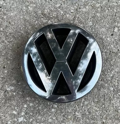 Front Grille Emblem 5 Inch VW Passat Jetta Golf OEM 3B0853601C • $16.77