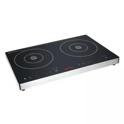 Caterlite Touch Control Double Induction Hob 3kW Double Ring • £259.99