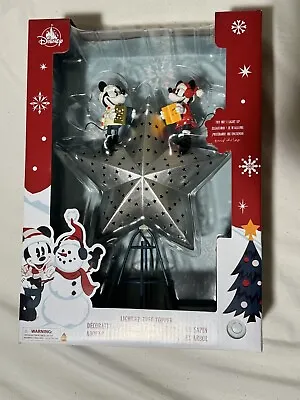 Disney Mickey And Minnie Mouse Light- Up Tree Topper. • $75