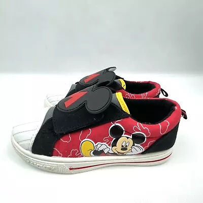 Mickey Mouse Cap Toe Casual Comfort Shoes Sneakers Kids Size 11 Disney • $13.60