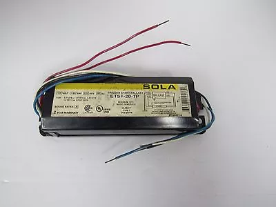 Sola Trigger Start Ballast Etsdf-20-tp 120v 0.60a • $12