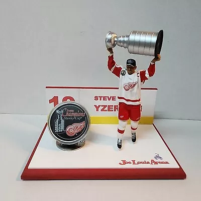 Steve Yzerman Detroit Red Wings Custom Hockey Display With McFarlane Figurine • $58.38