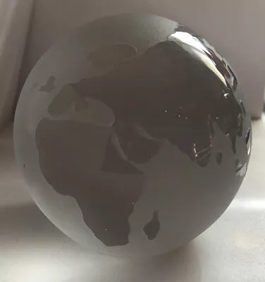 $10 • Buy Frosted Glass Globe Paperweight