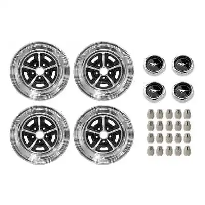 Mustang Wheel Kit Magnum 500 14x6 Mustang Wheel Caps 65 66 67 68 69 70 71 72 73 • $914.95