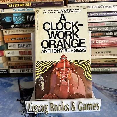 A Clockwork Orange By Anthony Burgess Ballantine 1971 Vintage Paperback Book • $22.45