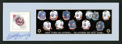 Mike Bossy Autographed Hq Signed New York Islanders 12 Jersey Display With Stand • $200