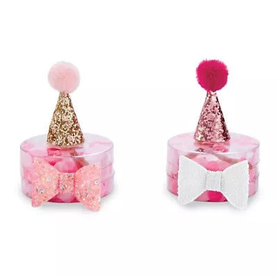 Mud Pie E0 The Kids Shoppe Glitter Birthday Party Hat & Bow Set 10160097 Choose • $7.99