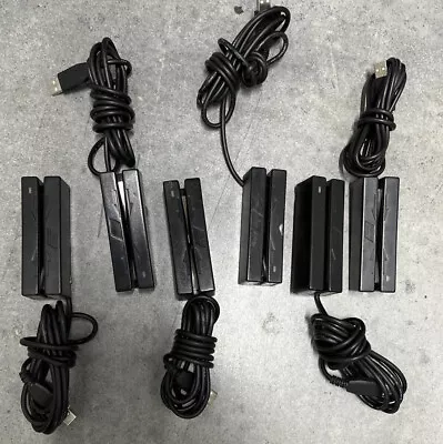 Lot Of(3) Magtek Magnetic Stripe Swipe Card Reader With USB 21040110 • $99