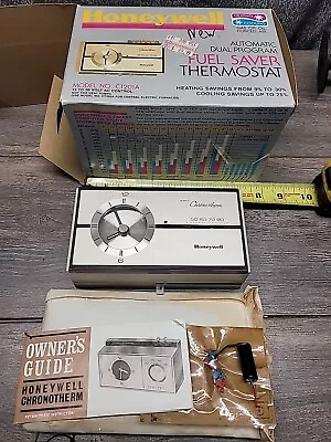 NOS Vintage HONEYWELL CHRONOTHERM Model CT201A Heating Thermostat (A15) • $177.97