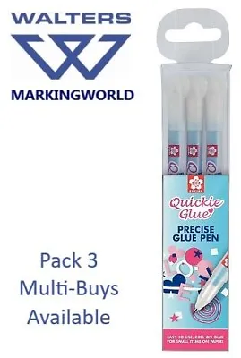 Sakura Quickie Glue Set | 3 Pens | Perfect  For Crafting Scrapbooking • £8.99