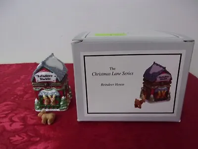 PHB Collections Christmas Lane Series Reindeer House • $35