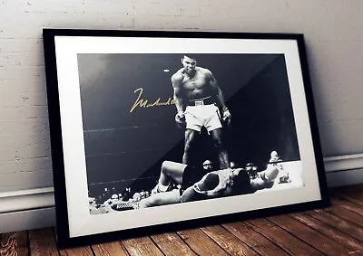 Muhammad Ali Autographed Poster Print. Great Memorabilia Large Size Available  • $46.68