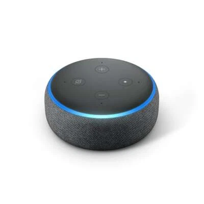 $59 • Buy Amazon Echo Dot With Alexa (3rd Gen) - Charcoal Fabric