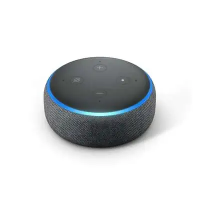 Amazon Echo Dot With Alexa (3rd Gen) - Charcoal Fabric • $58