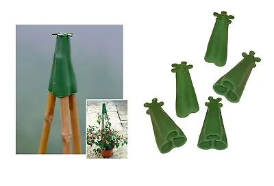 Wigwam Pyramid Cane Tops Garden Bamboo Cane Tripod Support Plant Stake Toppers • £3.49