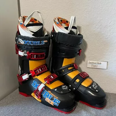 Nordica Double Six Ski Boots 325mm Men’s Size 27.5 / US 9.5! FREE SHIPPING USPS • $149.99