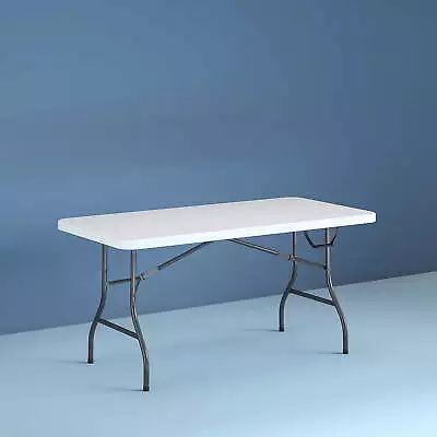 Cosco 6 Foot Premium Folding Table In White Speckle • $85.50