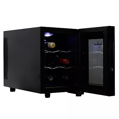 Koolatron 6 Bottle Digital Wine Cooler Black • $124.95