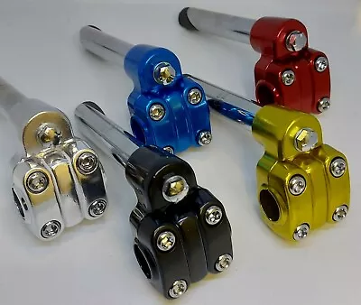 Old School BMX Stem  21.1mm  4 Bolt Top  * SR Suntour Power Quill Stem Copy *  • £20.99