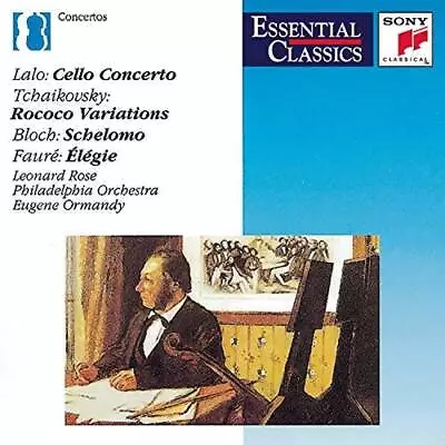 Lalo: Cello Concerto / Tchaikovsky: Rococo Variations / Bloch: Schel - VERY GOOD • $6.98