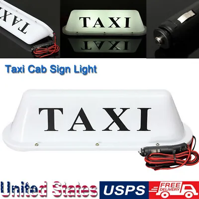 $28.45 • Buy 12V Car Truck Taxi Cab Sign Roof Dome LED Light Lamp Shell Magnetic Base