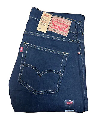 Levi 541 Men's Athletic Taper Fit Jeans Stretch Denim Classic Branded Jeans • £37.99