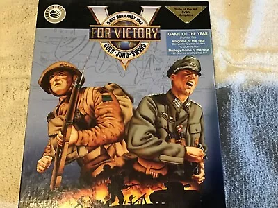 V For Victory - Gold Juno Sword Vintage Game Original Owner All Contents • $17