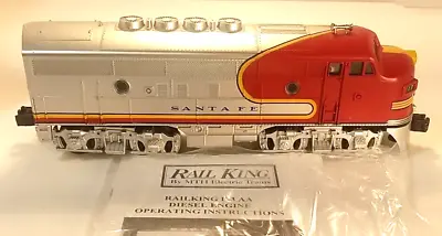 MTH Rail King #302137 O Scale Santa Fe Unpowered EMD F3A Diesel - 3 Rail - NIOB • $95