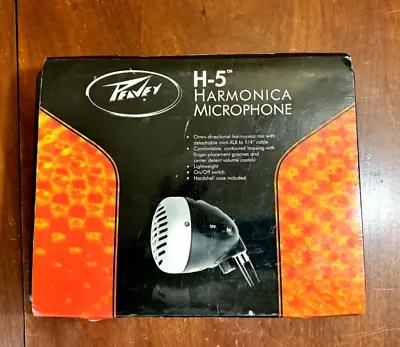 NEW Peavey H-5 C Harmonica Microphone Mic Black SB14 • $69.99