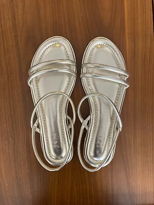 J.Crew Gold Sandals Brand New Size 9. • $29