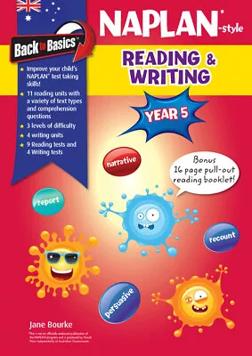 Back To Basics: NAPLAN-style Reading And Writing Workbook - Year 5 • $14.95