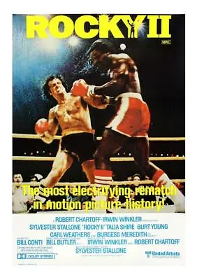 Rocky II 2 Movie Poster Photo Wall Art Print 8x10 11x17 16x20 22x28 24x36 27x40 • $19.99