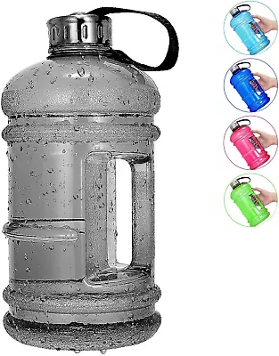 Half Gallon Big Water Bottle 2.2L/73 OZ Large Leak Proof Sports Jug With Handle • $20.88