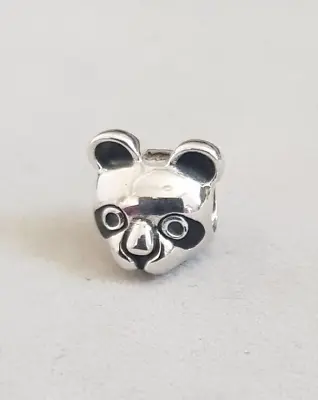 Pandora Black Eyed Peaceful Panda Bear Head • £11.50