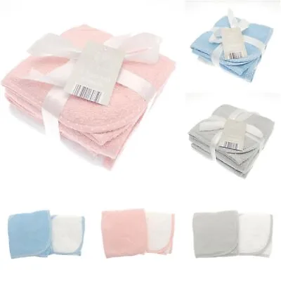 Elli & Raff 100% Cotton Soft Newborn Baby Hooded Bath Time Shower Towels Wrap  • £9.99