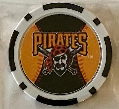 Pittsburg Pirates - MLB - Magnetic Clay Poker Chip - Golf Ball Marker  • $5.95