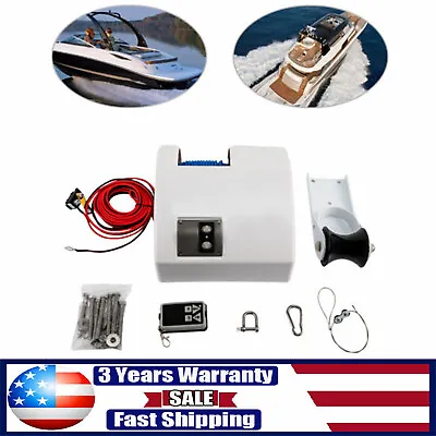 25 LBS Saltwater Boat Electric Anchor Winch With Wireless Remote Windlass Marine • $153.90