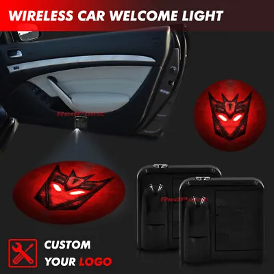 Wireless Car Door Projector Ghost Shadow Transformers Decepticon Courtesy Light • $18.85