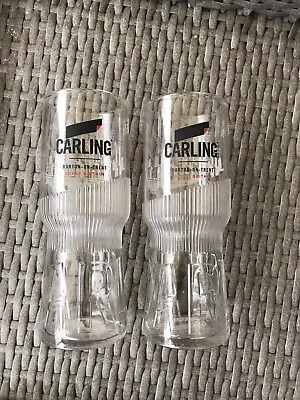 £1.50 • Buy RARE ITEM- Pair Of Carling Lager New Edition Pint Glasses