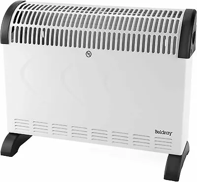 £35.99 • Buy Portable Convector Free-Standing Heater, 3 Heat Setting 2000 W, White