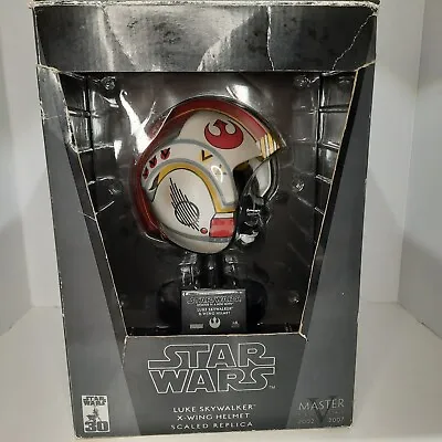 Nib Star Wars Luke Skywalker X-wing Helmet Scaled Replica 2007 • $154.99