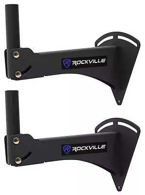 $49.95 • Buy Pair Rockville Adjustable PA Wall Mount Brackets For Peavey SP2 Speakers
