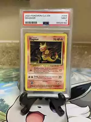 Pokemon TCG Magmar 6/34 CLC Classic Collection English Holo PSA 9 • $4.25