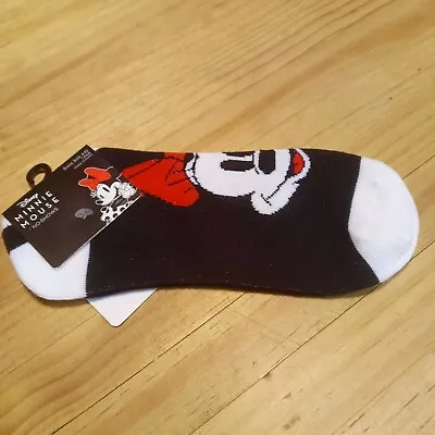Disney Minnie Mouse Socks 1 Pair No Show Fits Shoe Size 4-10 CUTE! • $7.99
