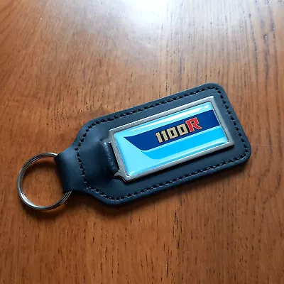 Fits Kawasaki Z1100 R Leather Keyring Blue Three Tone Z 1100R Key Spares Parts • £7.99