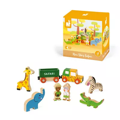 £13.99 • Buy Janod - Mini Story Safari - Mini Wooden Playset **new**
