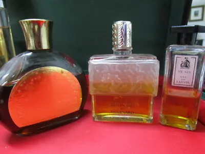 Spray Tester Bottles Molinard Lalique Bottle- My Sin Lanvin - Ylang Ylang Pick1 • $46.99